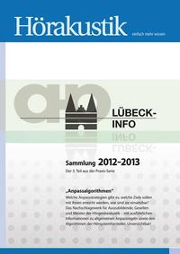 Vorderes Coverbild LÜBECK-INFO Sammlung 2012-2013 Anpassalgorithmen