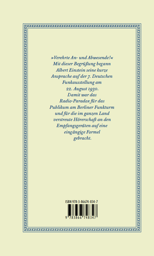Rückseitencover Radiozeiten