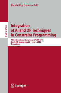 Vorderes Coverbild Integration of AI and OR Techniques in Constraint Programming