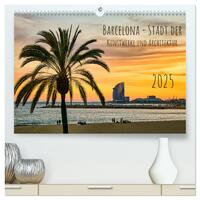 Vorderes Coverbild Barcelona - Stadt der Kunstwerke und Architektur (hochwertiger Premium Wandkalender 2025 DIN A2 quer), Kunstdruck in Hochglanz