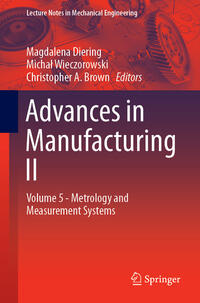 Vorderes Coverbild Advances in Manufacturing II