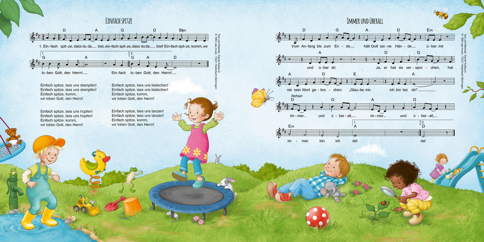 Beispielinhalt (Bild) Sing mit mir von Gottes großer Liebe