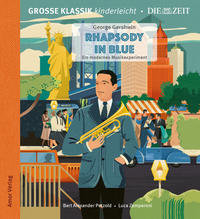 Vorderes Coverbild Rhapsody in Blue. Ein modernes Musikexperiment.