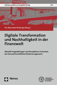 Vorderes Coverbild Digitale Transformation und Nachhaltigkeit in der Finanzwelt