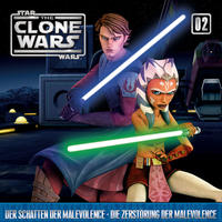 Vorderes Coverbild The Clone Wars / 02: Der Schatten der Malevolence / Die Zerstörung der Malevolence