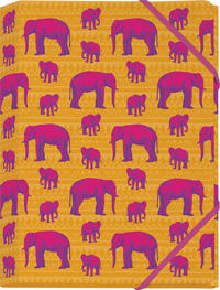 Vorderes Coverbild Die Tiere Afrikas Mini-Sammelmappe Motiv Elefant