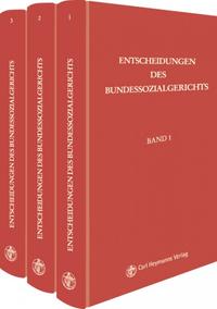 Vorderes Coverbild Entscheidungen des Bundessozialgerichts