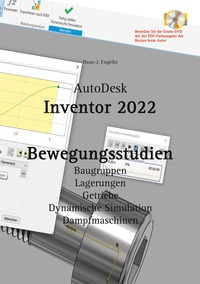 Vorderes Coverbild AutoDesk Inventor 2022 Bewegungsstudien