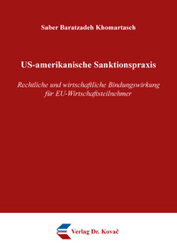 Vorderes Coverbild US-amerikanische Sanktionspraxis