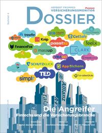 Vorderes Coverbild Dossier Die Angreifer – Fintechs und die Versicherungsbranche