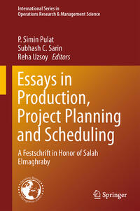Vorderes Coverbild Essays in Production, Project Planning and Scheduling
