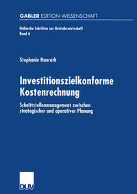 Vorderes Coverbild Investitionszielkonforme Kostenrechnung