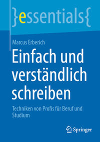 Vorderes Coverbild Einfach und verständlich schreiben