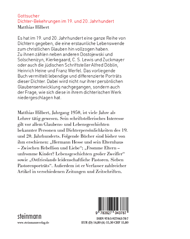 Rückseitencover Gottsucher