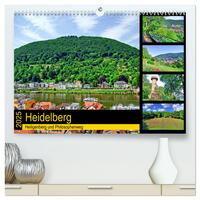 Vorderes Coverbild Heidelberg - Heiligenberg und Philosophenweg (hochwertiger Premium Wandkalender 2025 DIN A2 quer), Kunstdruck in Hochglanz