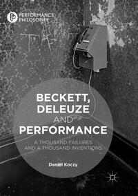Vorderes Coverbild Beckett, Deleuze and Performance