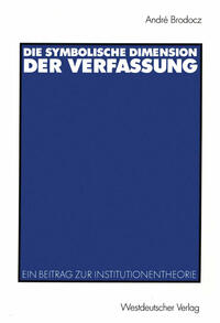 Vorderes Coverbild Die symbolische Dimension der Verfassung