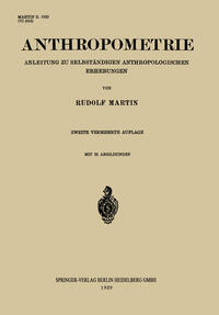 Vorderes Coverbild Anthropometrie