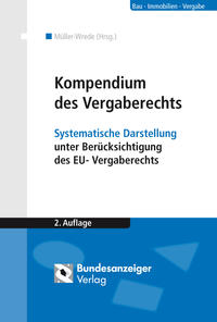 Vorderes Coverbild Kompendium des Vergaberechts