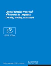 Vorderes Coverbild Common European Framework of Reference for Languages: learning, teaching, assess