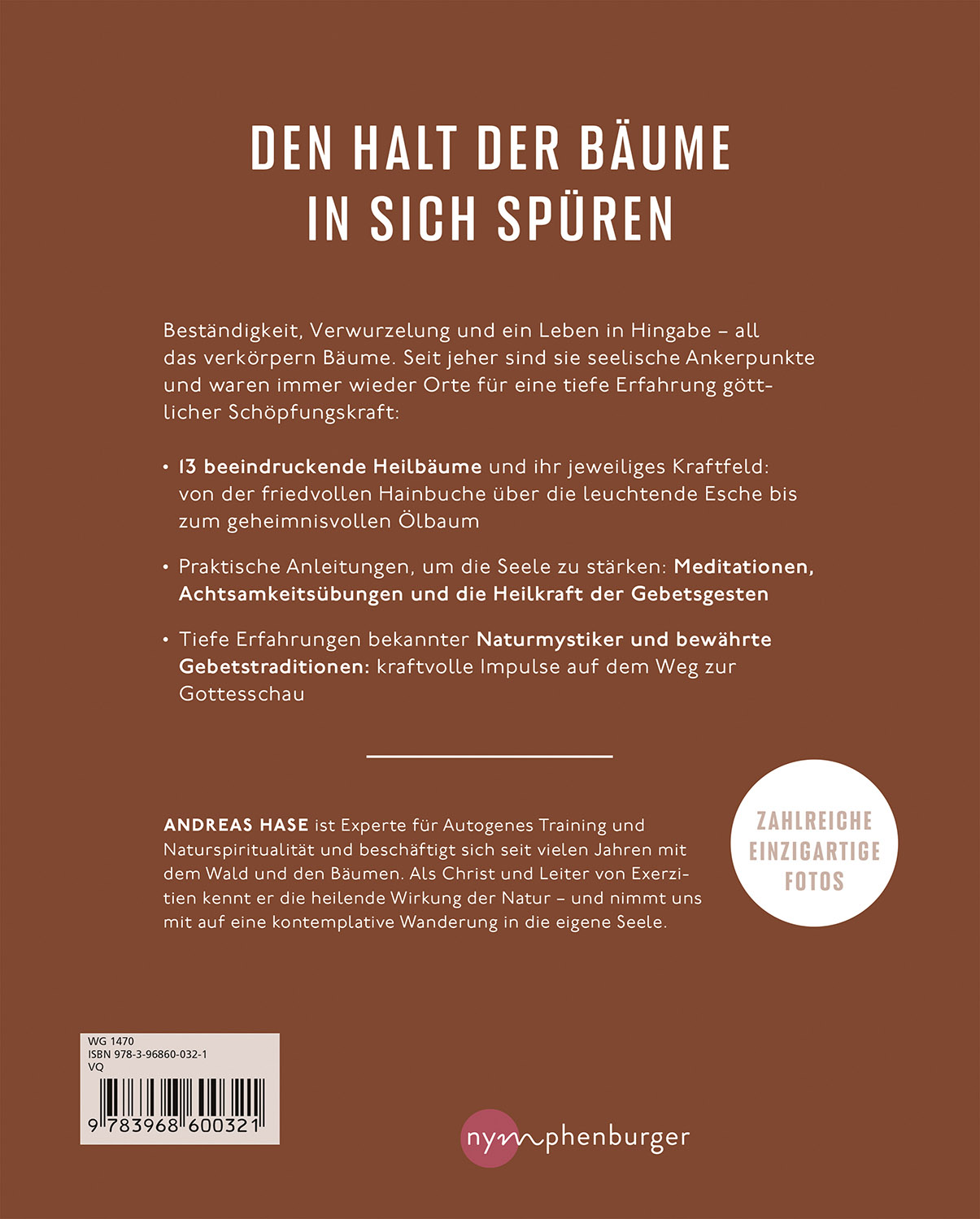 Rückseitencover Bäume für die Seele