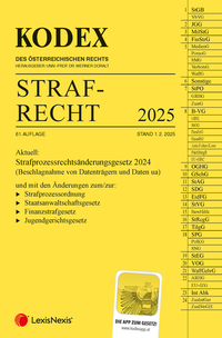 Vorderes Coverbild KODEX Strafrecht 2025 - inkl. App