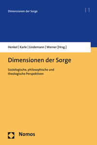 Vorderes Coverbild Dimensionen der Sorge