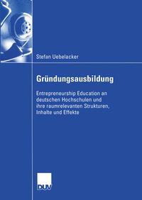 Vorderes Coverbild Gründungsausbildung