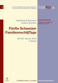 Vorderes Coverbild Fünfte Schweizer Familienrecht§Tage
