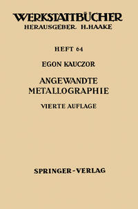 Vorderes Coverbild Angewandte Metallographie