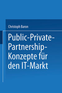 Vorderes Coverbild Public-Private-Partnership-Konzepte für den IT-Markt