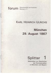 Vorderes Coverbild Karl Heinrich Ulrichs
