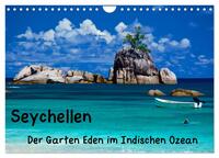 Vorderes Coverbild Seychellen - Der Garten Eden im Indischen Ozean (Wandkalender 2025 DIN A4 quer), CALVENDO Monatskalender