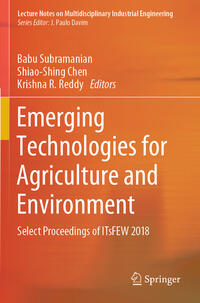 Vorderes Coverbild Emerging Technologies for Agriculture and Environment