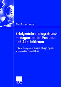 Vorderes Coverbild Erfolgreiches Integrationsmanagement bei Fusionen und Akquisitionen