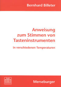 Vorderes Coverbild Anweisung zum Stimmen von Tasteninstrumenten in verschiedenen Temperaturen