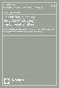Vorderes Coverbild Geschlechterquote und Zielgrößenfestlegung in Kapitalgesellschaften