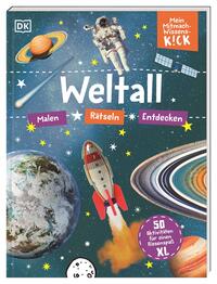 Vorderes Coverbild Mein Mitmach-Wissens-Kick. Weltall