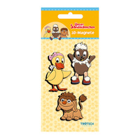 Vorderes Coverbild TRÖTSCH - Unser Sandmännchen 3er Set 3D-Magnete Drei Freunde Magnete