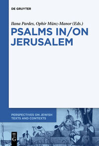 Vorderes Coverbild Psalms In/On Jerusalem