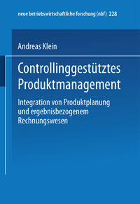 Vorderes Coverbild Controllinggestütztes Produktmanagement