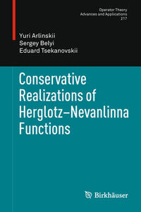 Vorderes Coverbild Conservative Realizations of Herglotz-Nevanlinna Functions