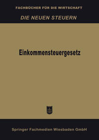 Vorderes Coverbild Einkommensteuergesetz