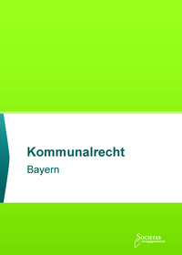 Vorderes Coverbild Kommunalrecht Bayern