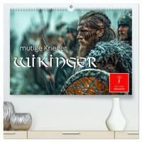 Vorderes Coverbild Wikinger - mutige Krieger (hochwertiger Premium Wandkalender 2025 DIN A2 quer), Kunstdruck in Hochglanz