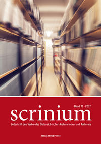 Vorderes Coverbild Scrinium