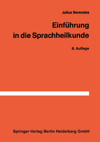 Vorderes Coverbild Einführung in die Sprachheilkunde