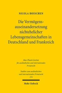 Vorderes Coverbild Die Vermögensauseinandersetzung nichtehelicher Lebensgemeinschaften in Deutschland und Frankreich