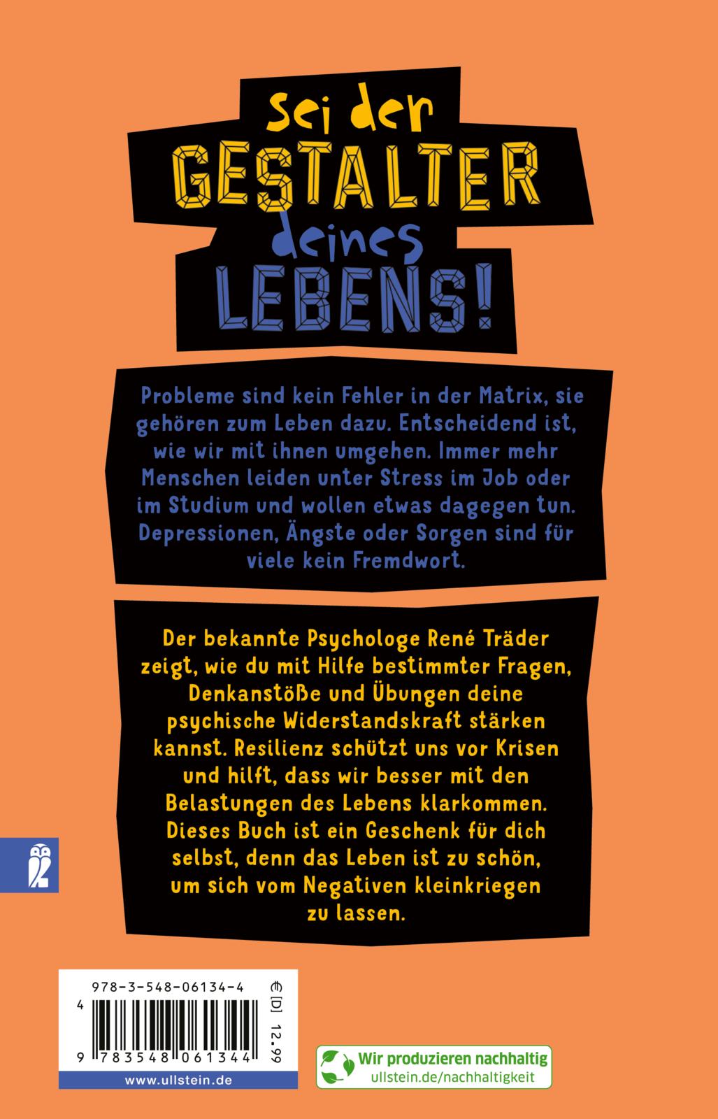 Rückseitencover Das Leben so: nein! Ich so: doch!