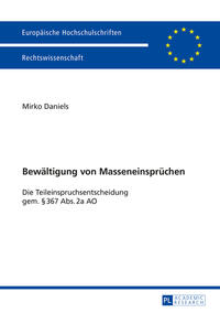 Vorderes Coverbild Bewältigung von Masseneinsprüchen